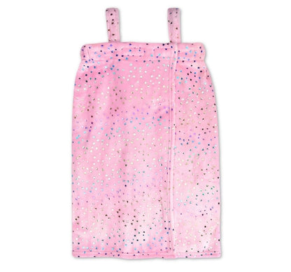 Pink Foil Stars Spa Wrap