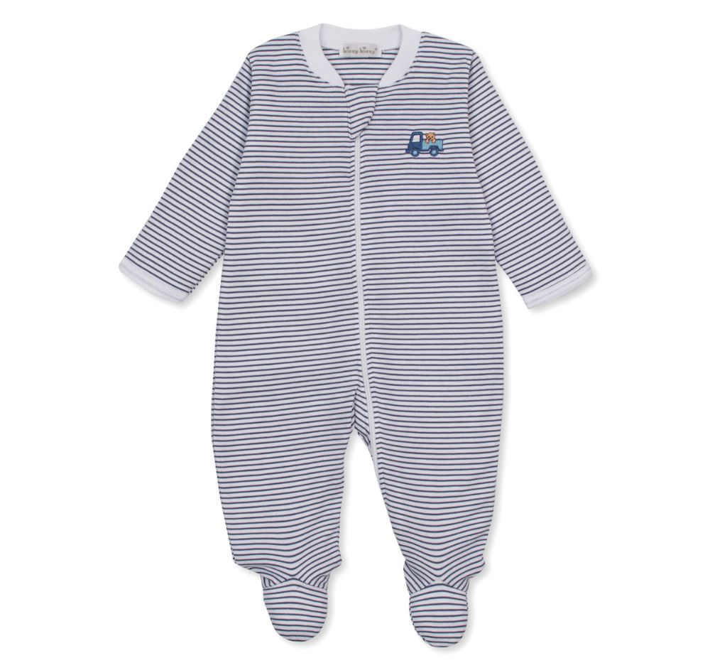 Footie W-Zip STR Bears On The Go Blue