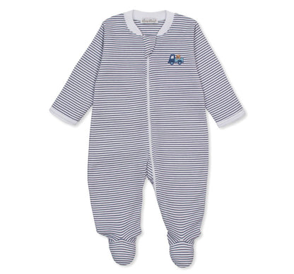 Footie W-Zip STR Bears On The Go Blue