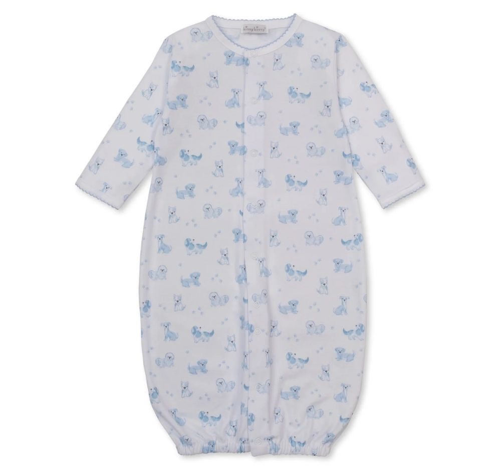 Conv Gown Puppy Paws Lt. Blue