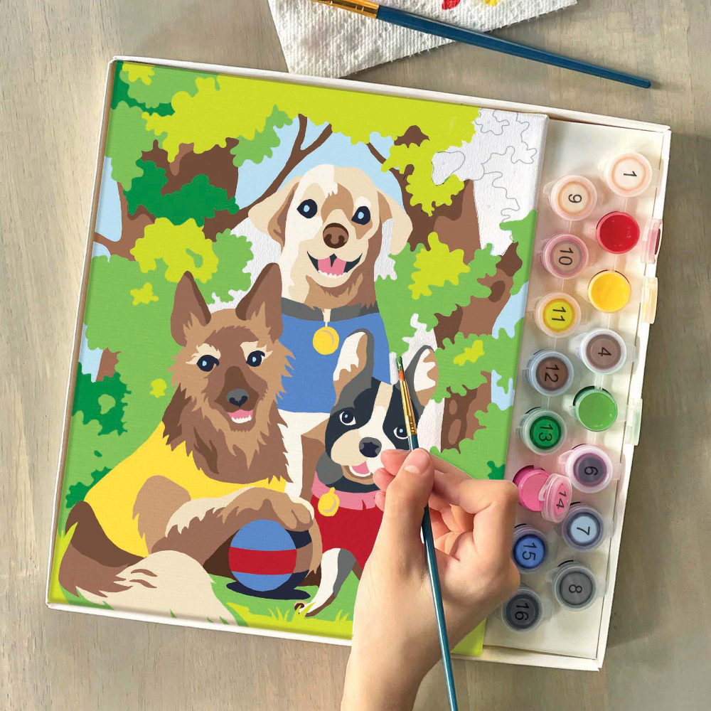 Paint by Numbers Dogs