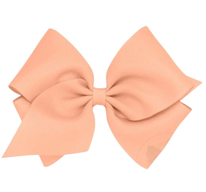 King Grosgrain Bow Light Coral