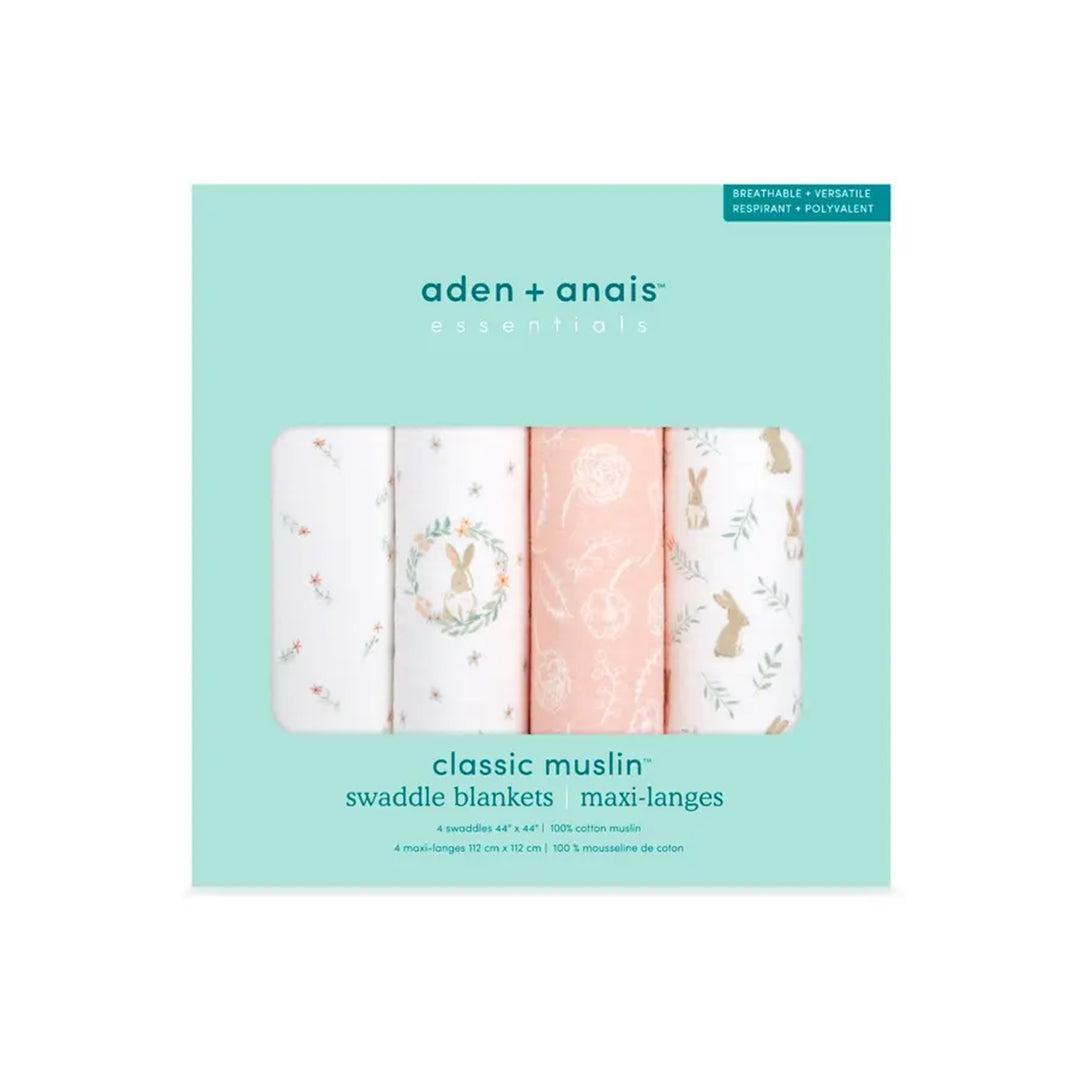 Blushing Bunnies 4-pack Swaddles