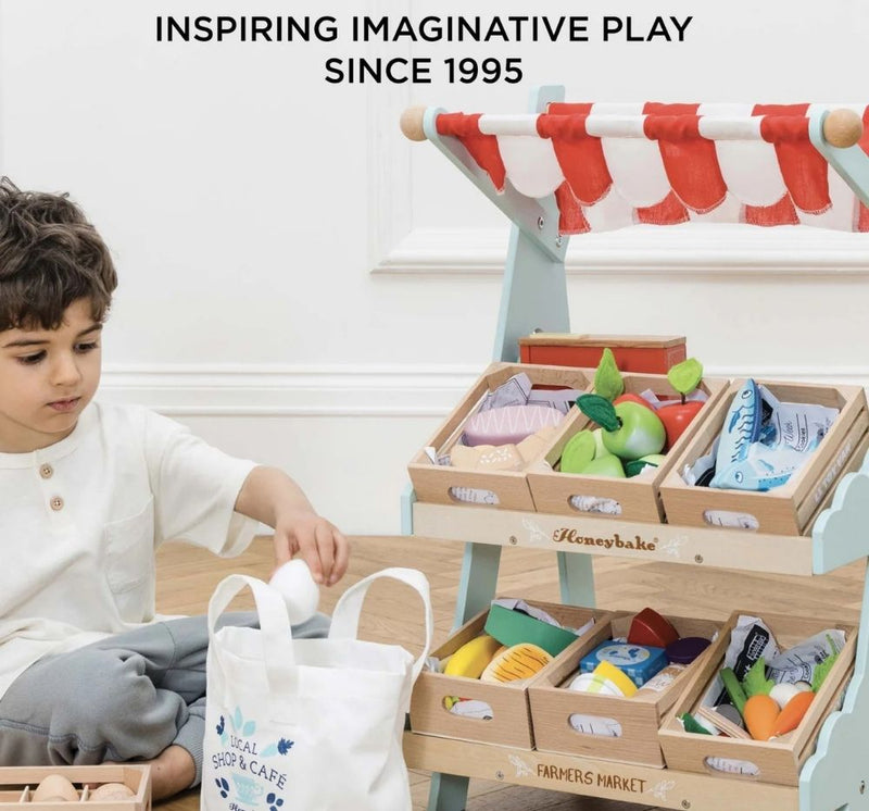 Wooden Market Stall & PlayFood