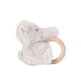 Ring Rattle Plush Elephant