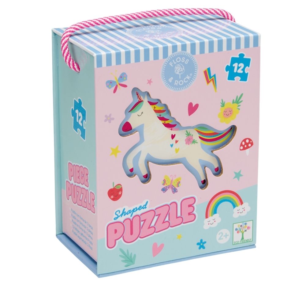 12 PC Shaped Puzzle Rainbow