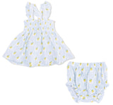 Lovely Lemons Smocked Top with Bloomer