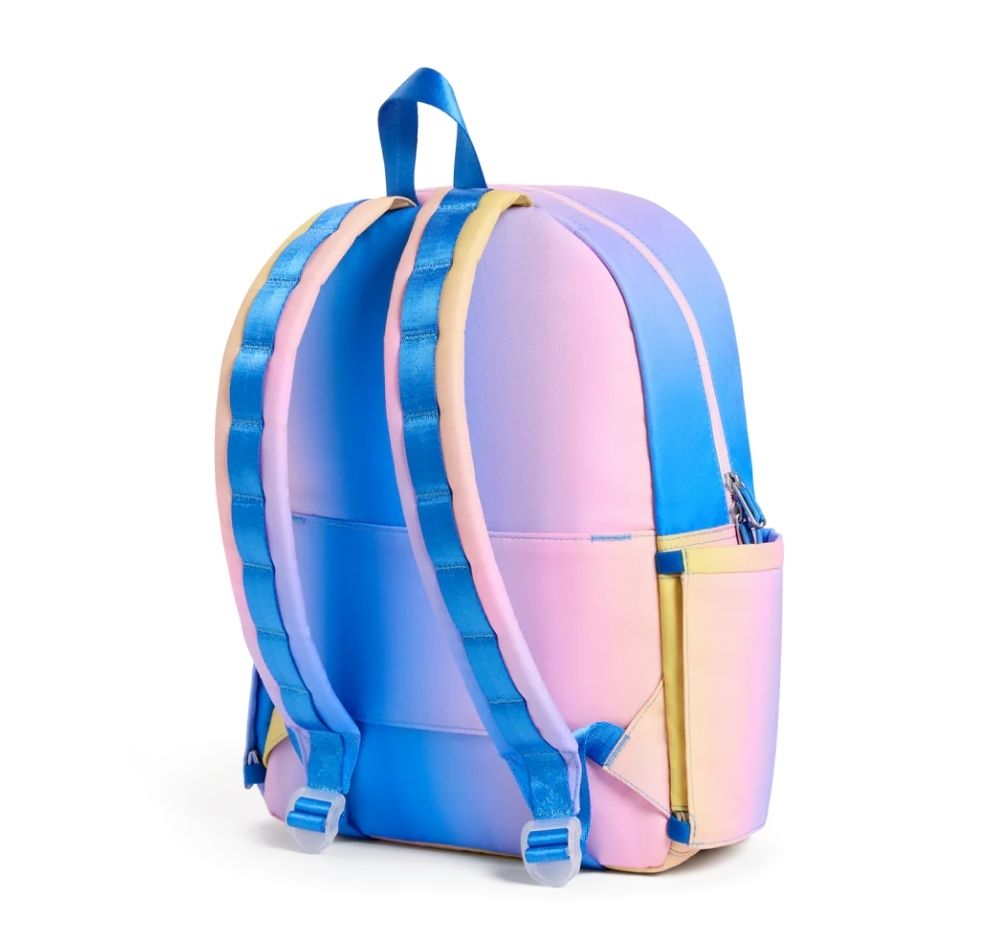 Kane Backpack Blue -Pink - Yellow Gradient