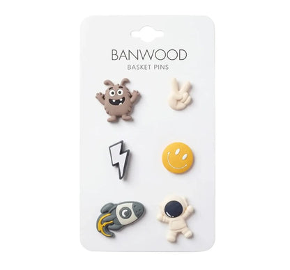 Banwood Baket Pins Space