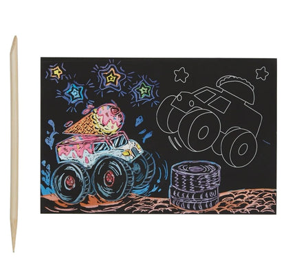 Mini Kit Scratch & Scribble Monster Truck