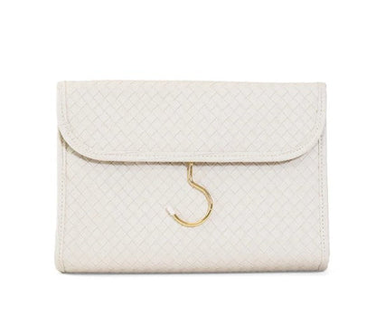 Woven Sand Hanging Toiletry Case