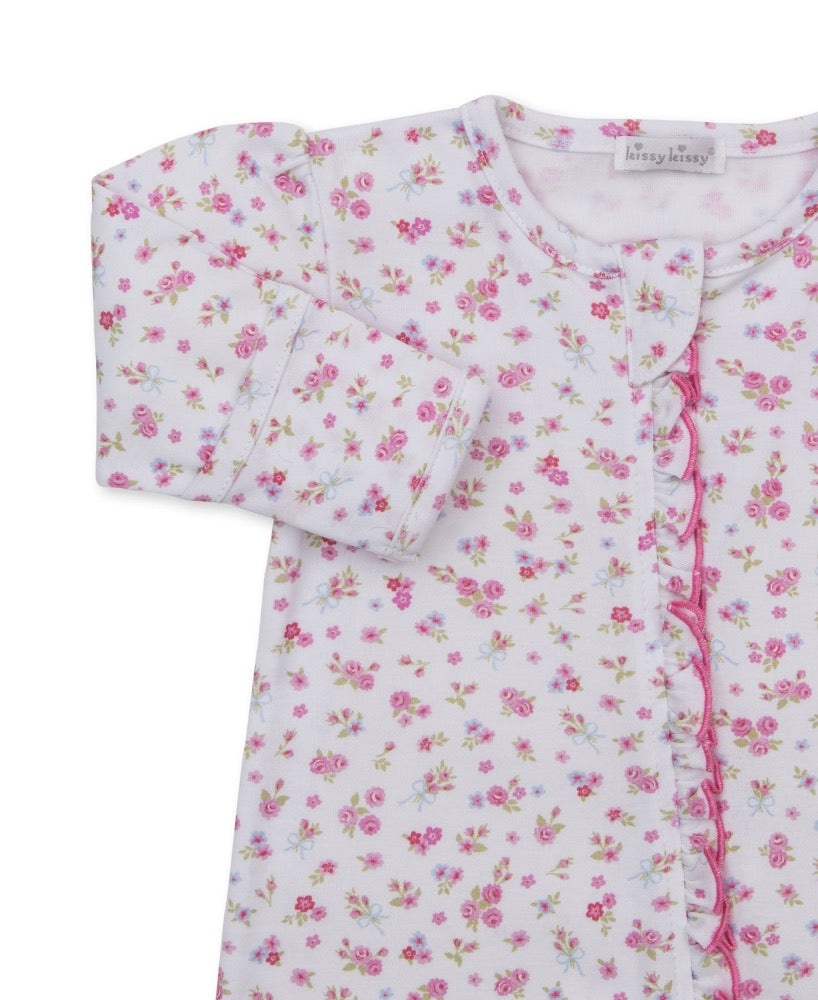 Footie W-Zip PRT Rose Renaissance
