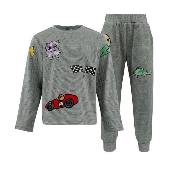 Boys Sticker Joggers Set
