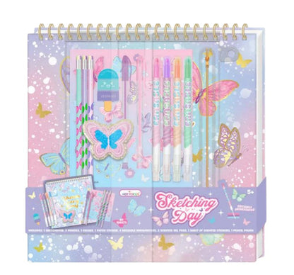 Mega Sketching Fun Tie Dye Butterfly