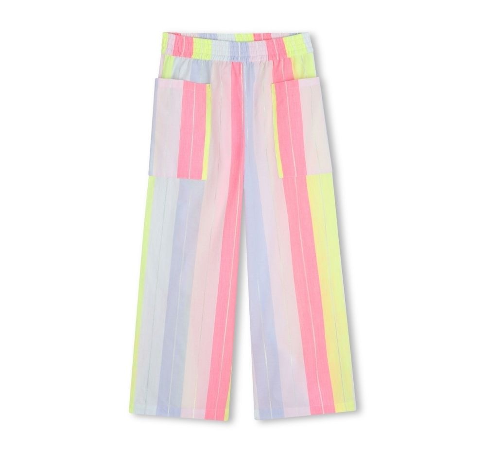 Scallop Tank Top W/ Multicolor Pants