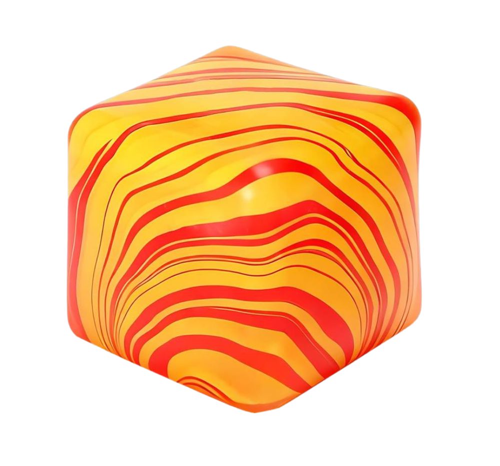 Dough Doughs Sugar Squish Cube Marbelized