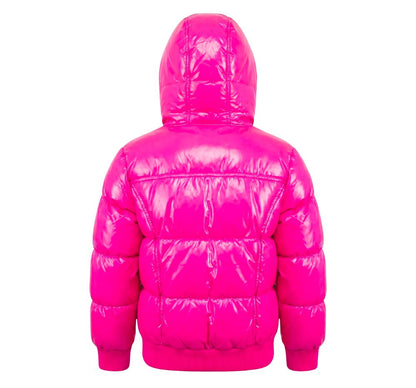 Puffy Coat Pink Glitter