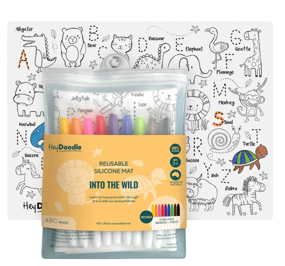 Into the Wild Classic Coloring & Doodle Mat