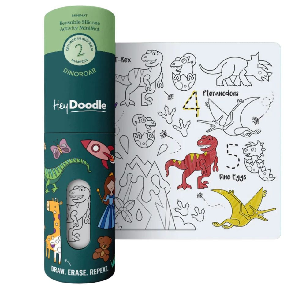 DinoRoar Mini Coloting & Doodle Mat