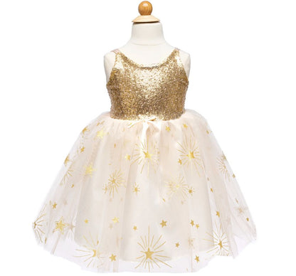Golden Glam Party Dress 3-4
