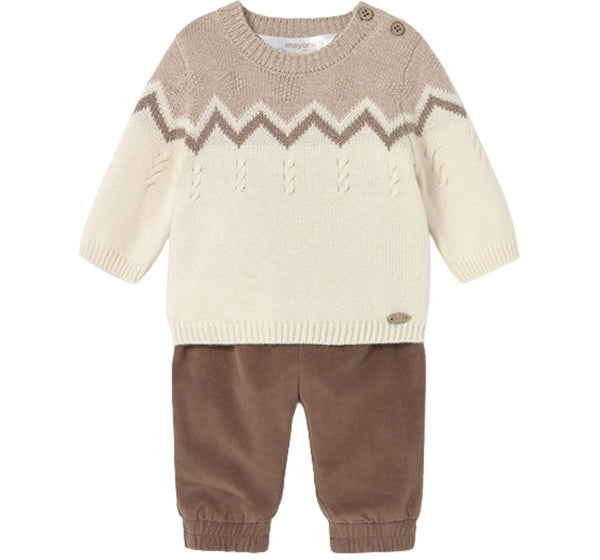 Conjunto Pantalon Largo & Jersey Cacao
