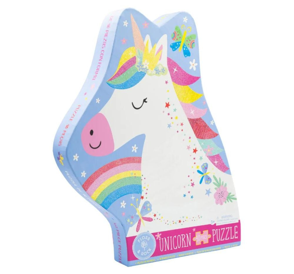40-Piece Rainbow Unicorn Puzzle
