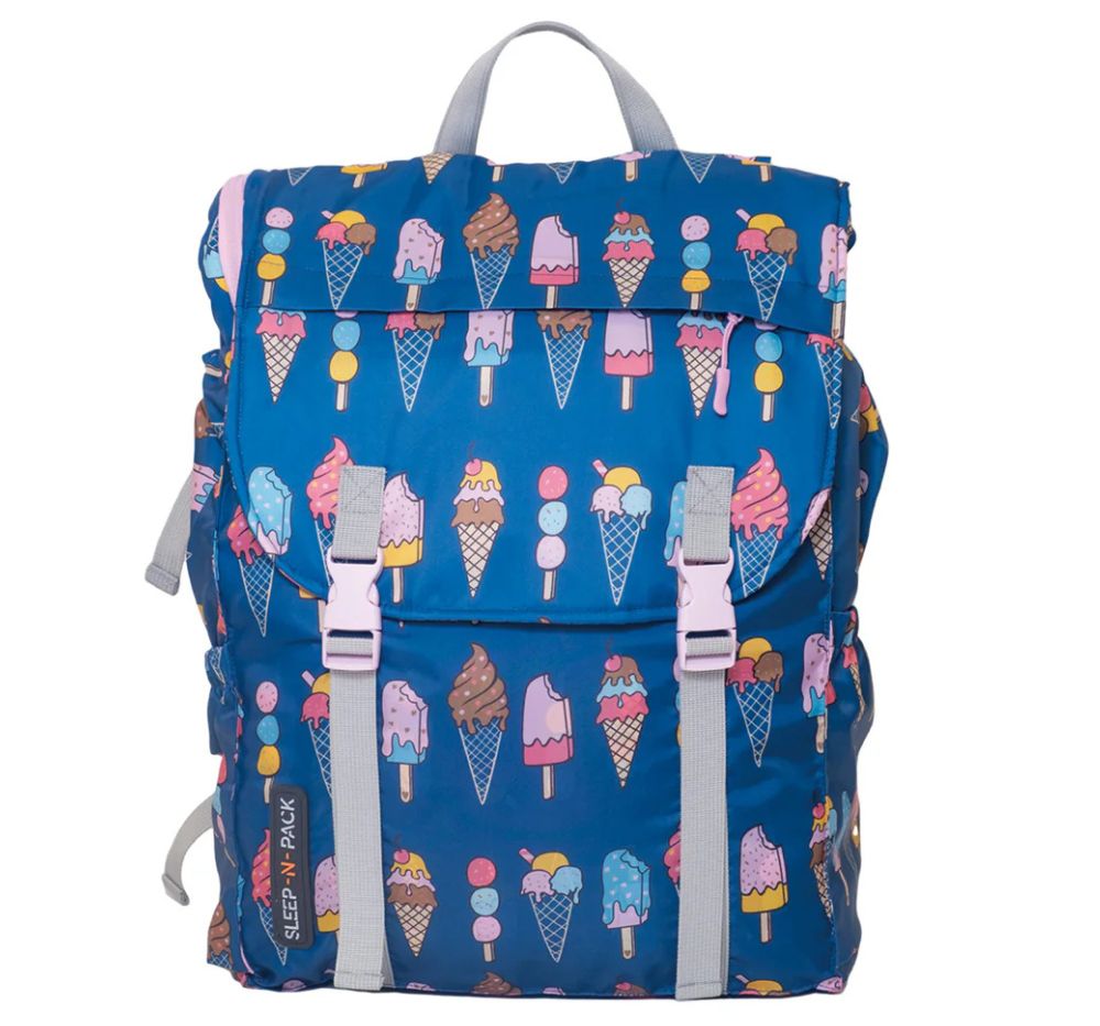 Sleep-N Pack Sherpa Big Kid Ice Cream