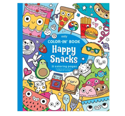 Color-In Book Happy Snacks