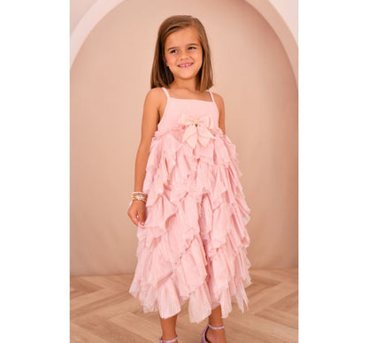 Cascade Waterfall Sparkle Tulle Strappy