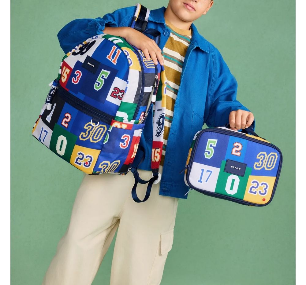 Kane Double Pocket Backpack Varsity Number