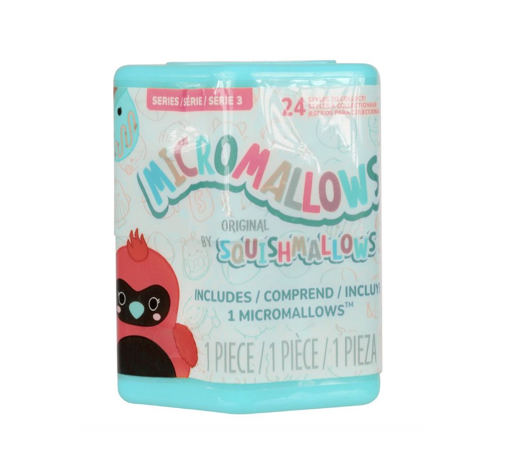 Mini Plush Micromallows Aqua