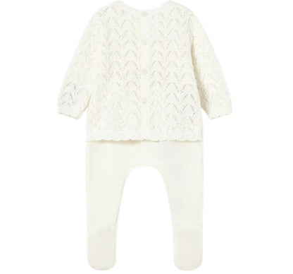 Conjunto Polaina Tricot Ceramica