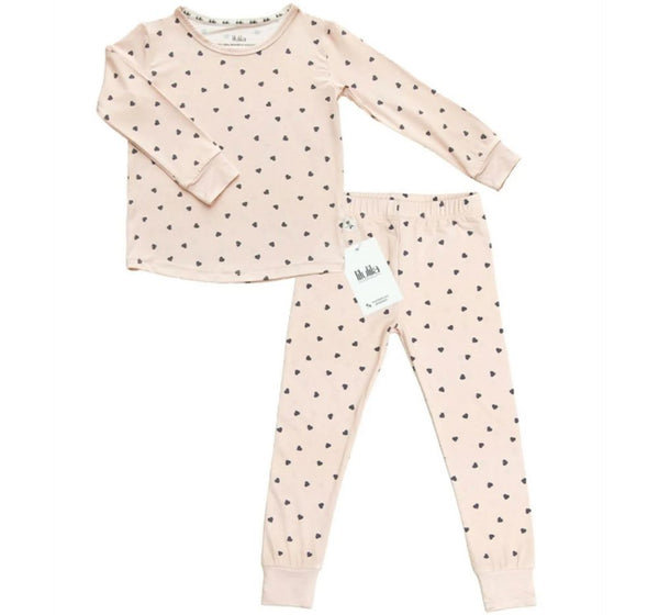 Hearts Bamboo Two Pcs Pajama