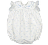Blue Bows Romper