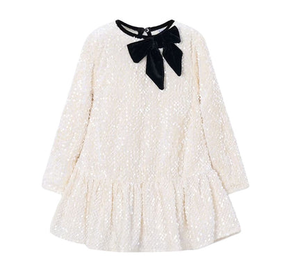 Vestido Terciopelo Lentejuelas Soja