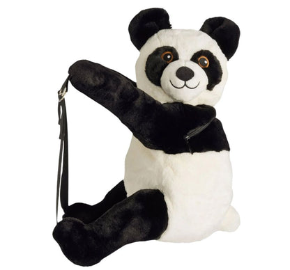 Panda Backpack Black-White