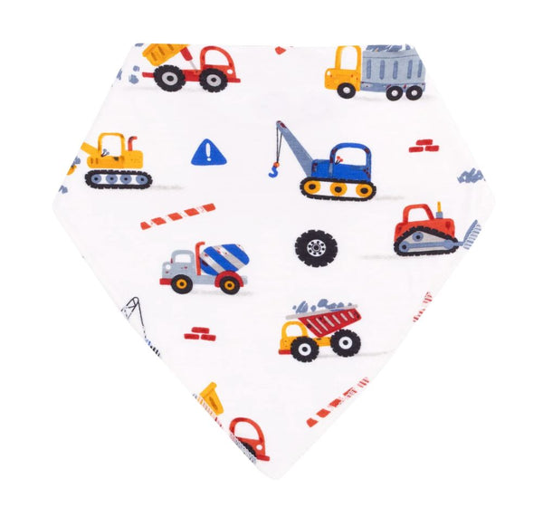 Crayon Construction Bandana Bib O/S