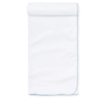 Premier Basics Blanket White/Lt Blue