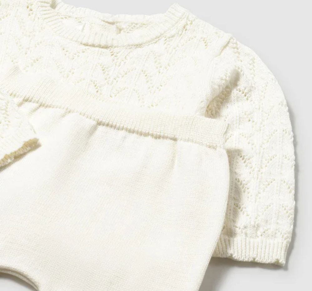 Conjunto Polaina Tricot Ceramica