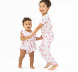 Ribbon Ballerinas Ruffle Playsuit