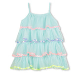 Sleeveless Ruffle Tulle Dress