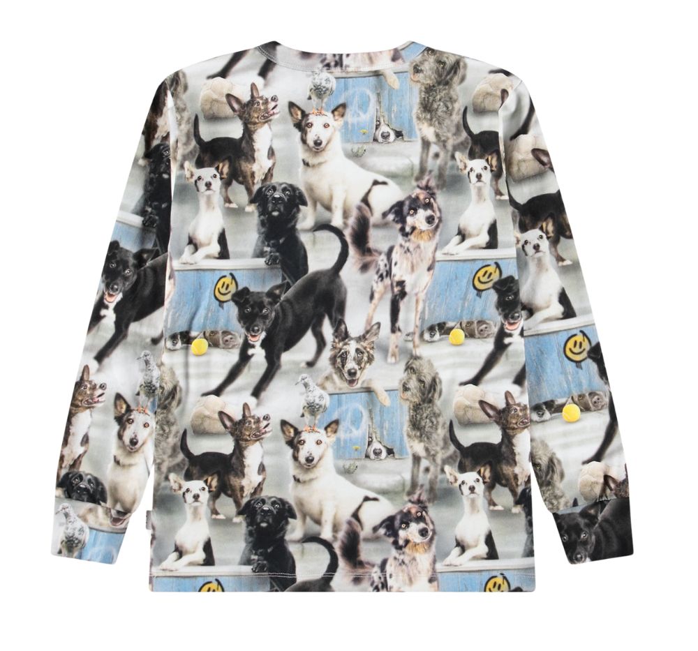 T-shirt Long Sleeve Rill Curios Dog