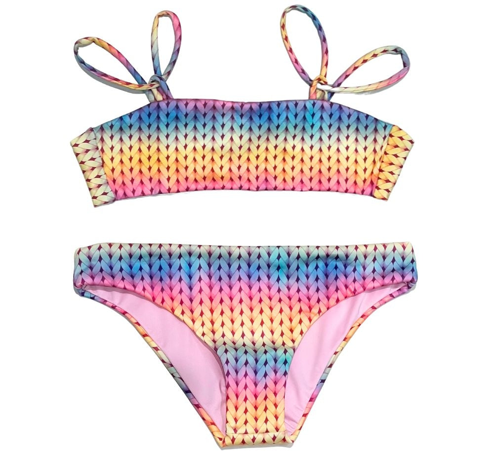 Plain Jane - Knit Bikini Set