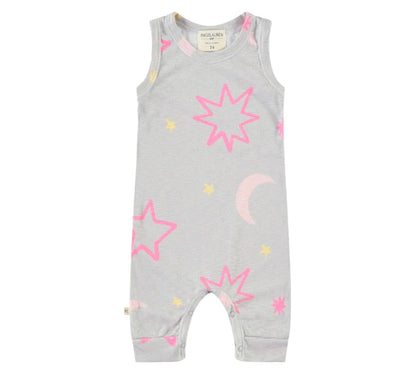 Romper gris/rosa de estrellas -Paige Lauren