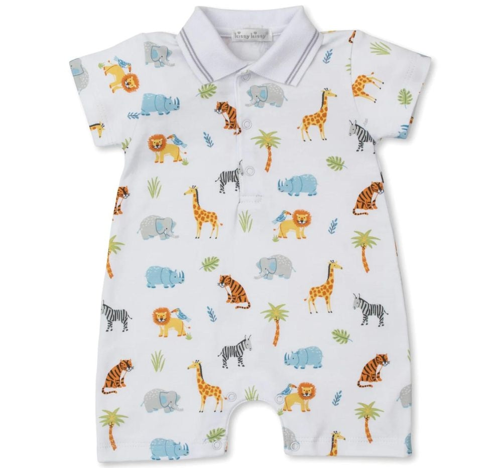 Short Playsuit Tropical Jungle Multi