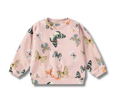 Sweatshirt & Softpants Blush Papillions Butterflies
