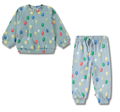 Sweatshirt & Softpants Disc Smiling Balloons