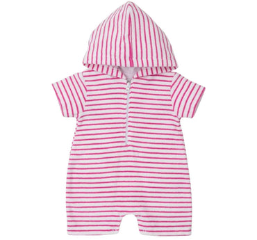 Terry Romper Sea Life Fun Fuchsia