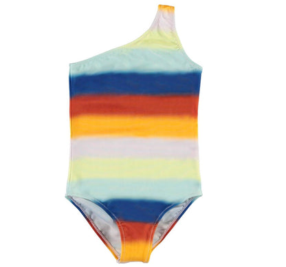 Traje de baño asimétrico de arcoíris -Molo