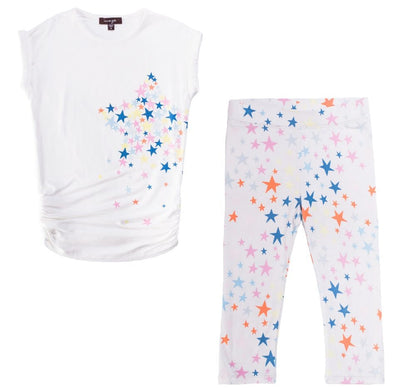 Blusa Y Leggings Estrellas Multi